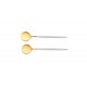 Salad server Goa White and Gold 