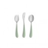 Cutlery set 3 pieces for children - Celadon 