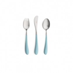 SET COUVERTS ENFANTS Alice Turquoise ( 3 PIÈCES)