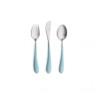 Cutlery set 3 pieces for children - Turquoise