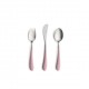 Cutlery set 3 pieces for children - Pink