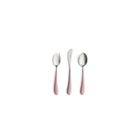 Cutlery set for Children Alice Pink ( 3 pièces)