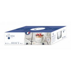 Coffret de 6 verrines 19 cl DELICE 