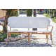 Banc Isabelle coloris Blanc - Sika Design 