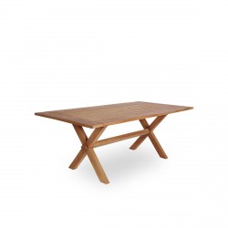 Table Colonial en teck ajouré - Sika Design 