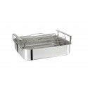 Plat à four Multiply avec grille inox et thermomètre - CRISTEL 