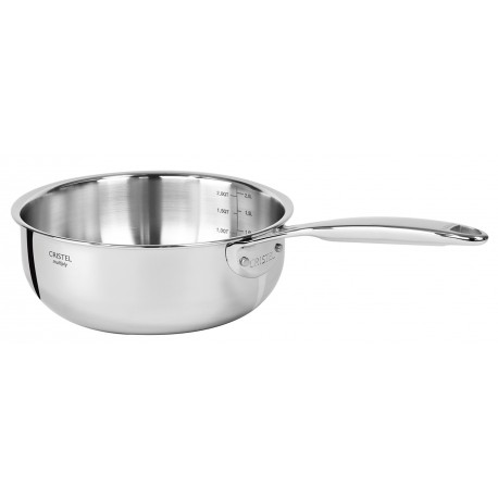 Casserole Inox (intérieur gradué) diamètre 20 cm - CRISTEL