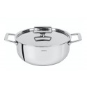 Stew pan with stainless steel lid 20 cm diameter - CRISTEL