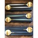 Salad server Goa White and Gold 