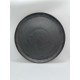 Anthracite stoneware dinner plate ø 24,5 cm