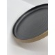 Assiette à dessert anthracite ø 18 cm - Les Guimards 