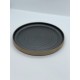 Assiette à dessert anthracite ø 18 cm - Les Guimards 