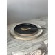 Assiette à dessert anthracite ø 18 cm - Les Guimards 