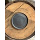 Assiette à dessert anthracite ø 18 cm - Les Guimards 