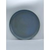 Pale blue stoneware dinner plate ø 26,5 cm