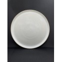 Assiette plate ivoire en grès ø 24,5 cm