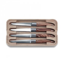 Set de 4 couteaux en bois d'Olivier