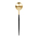 Black and gold coffee spoon 